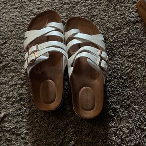 White Strappy Sandals